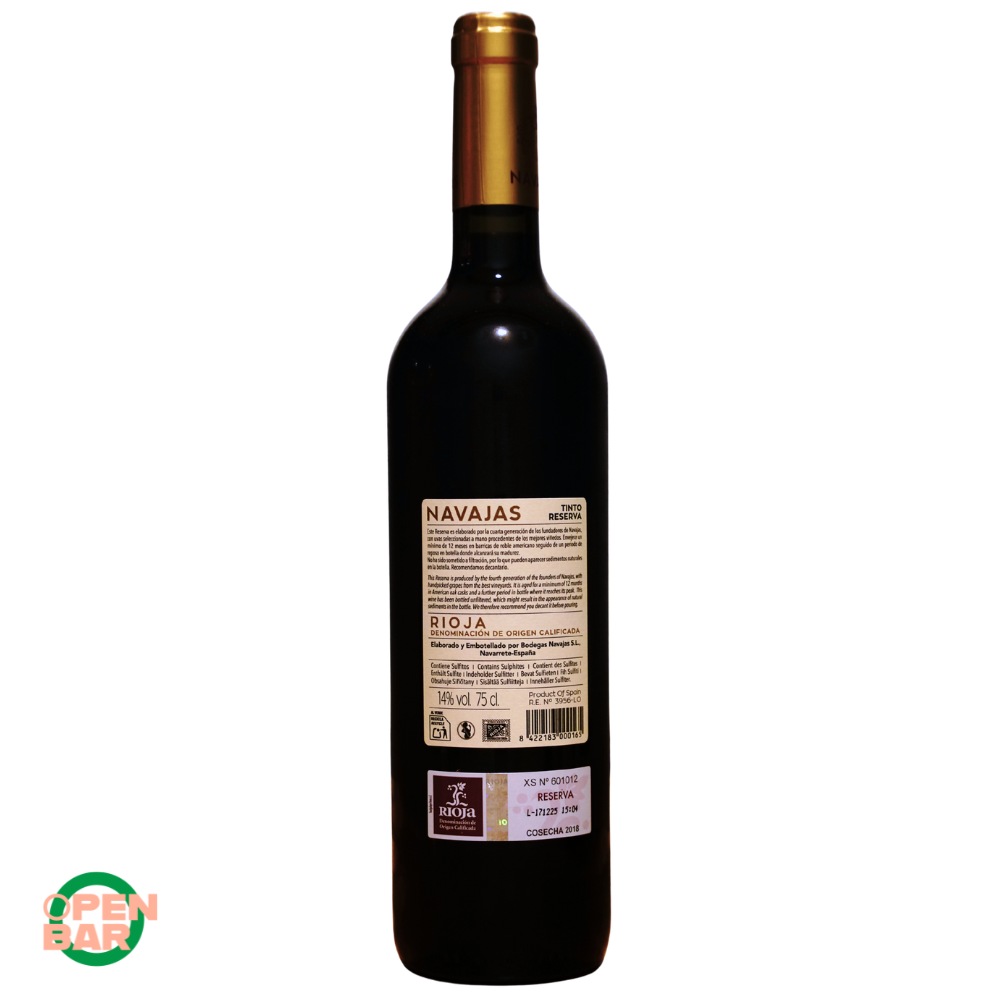 Navajas Reserva Rioja (750ml)
