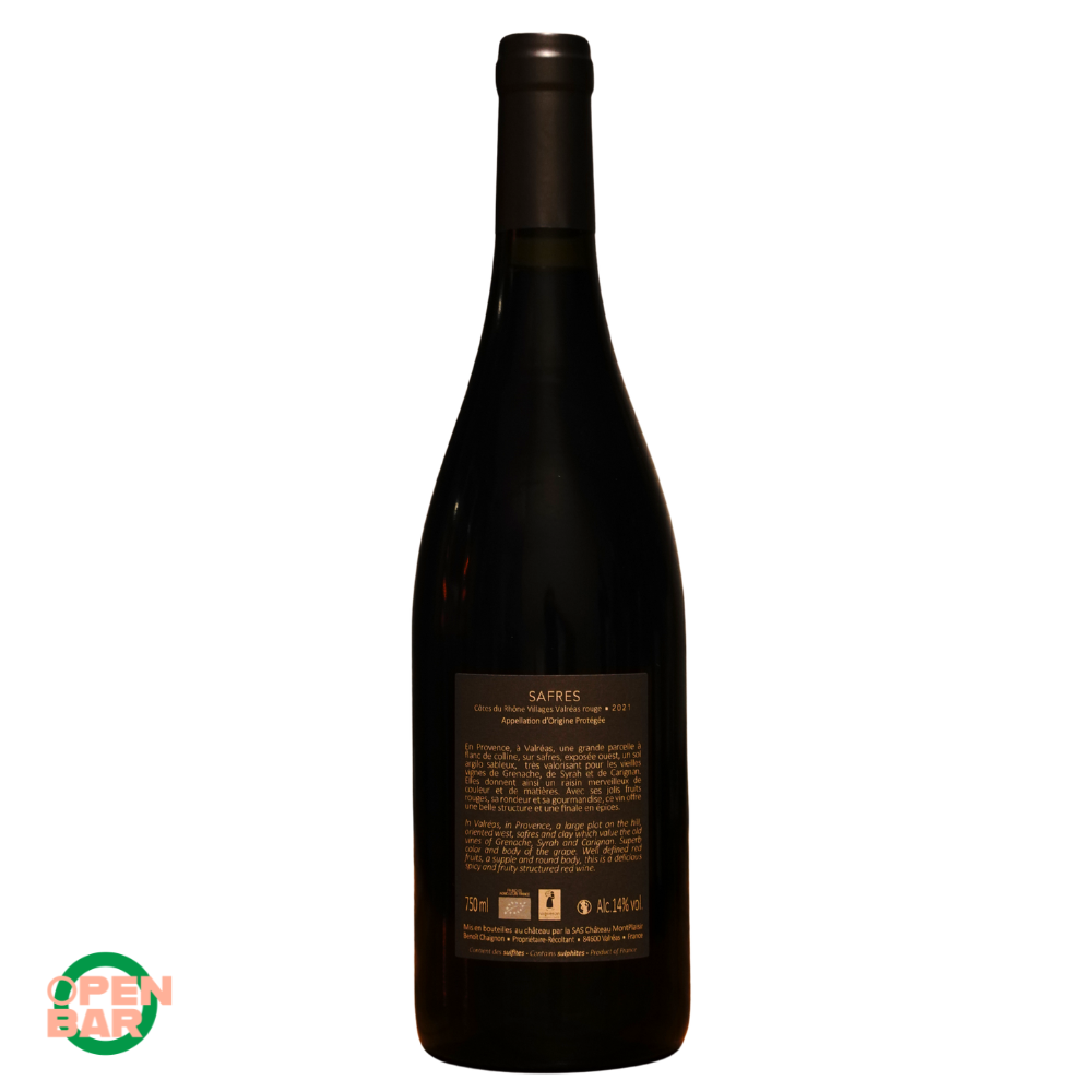 Château MontPlaisir Safres, Côtes du Rhône Villages (750ml)