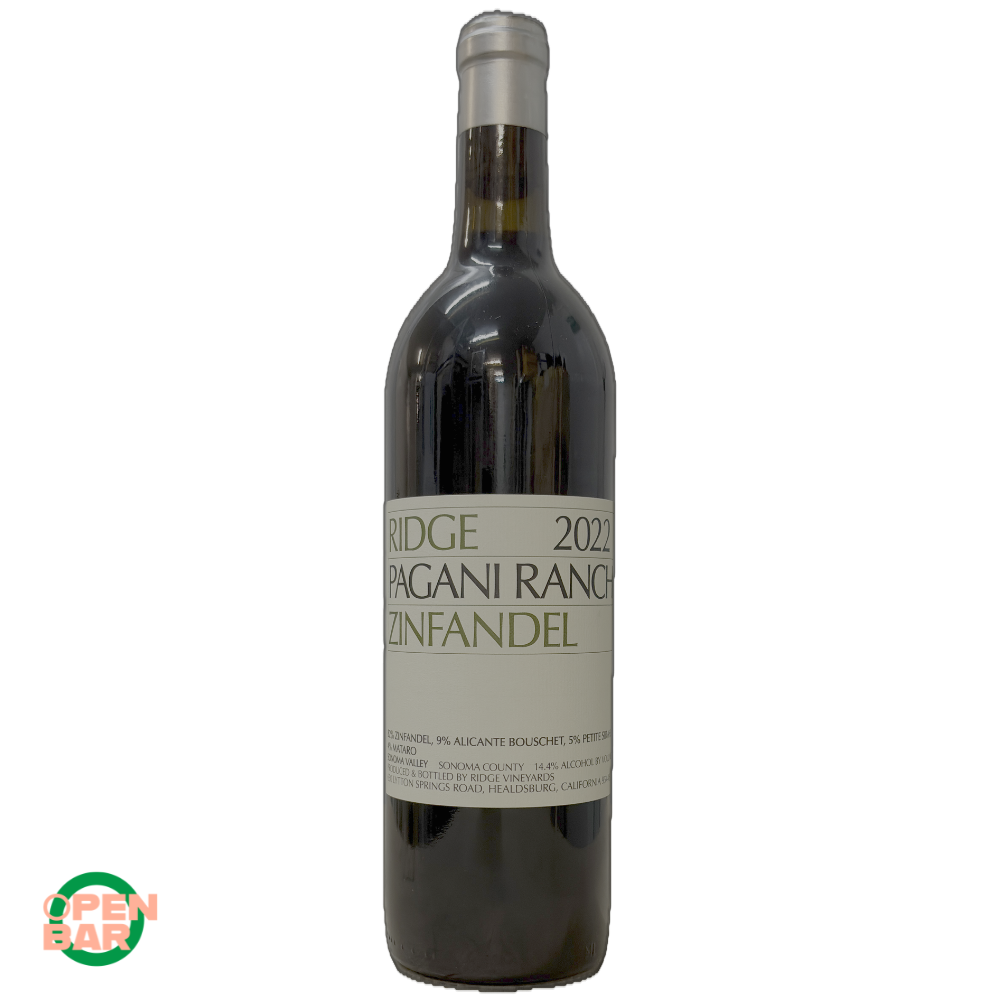 Ridge 22 Pagani Ranch Zinfandel 750ml